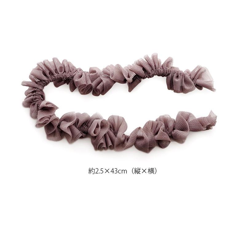 BLAZE（手芸） ワイヤーポニー ひらひら ヘアアクセサリー コード 巻き  