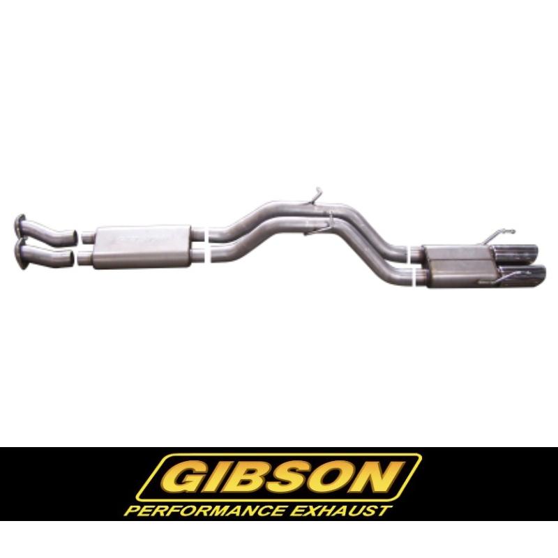 +BS Gibson ジープ グランドチェロキー STR8 AWD 6.1L 20062010年 マフラー デュアル アルミコート