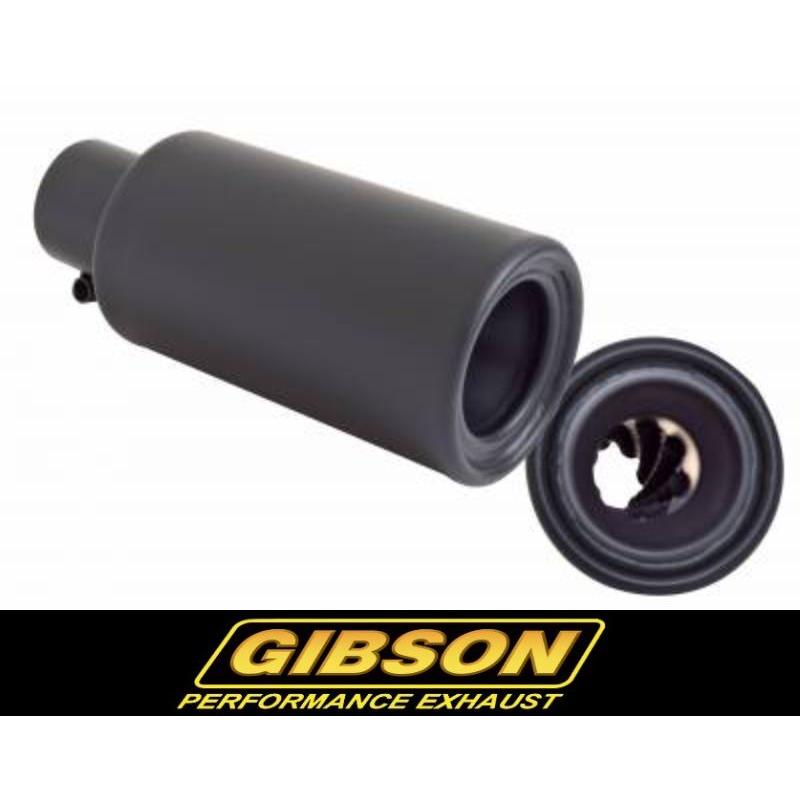 ギブソン　チップ　マフラーカッター BS Gibson 音量-10% インレット2.25インチ 全長12インチ 直径4インチ