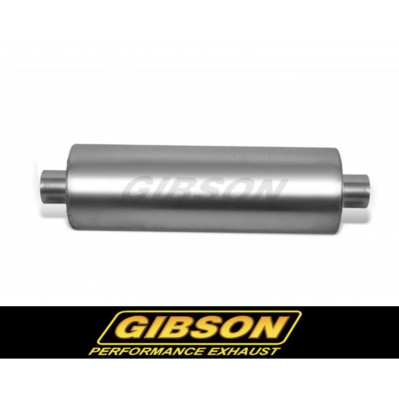 +BS Gibson SFT Superflow マフラー タイコ 直径8インチ 全体24インチ 3.5インチセンターIN 3.5インチセンターOUT ギブソン 税込み！送料込み