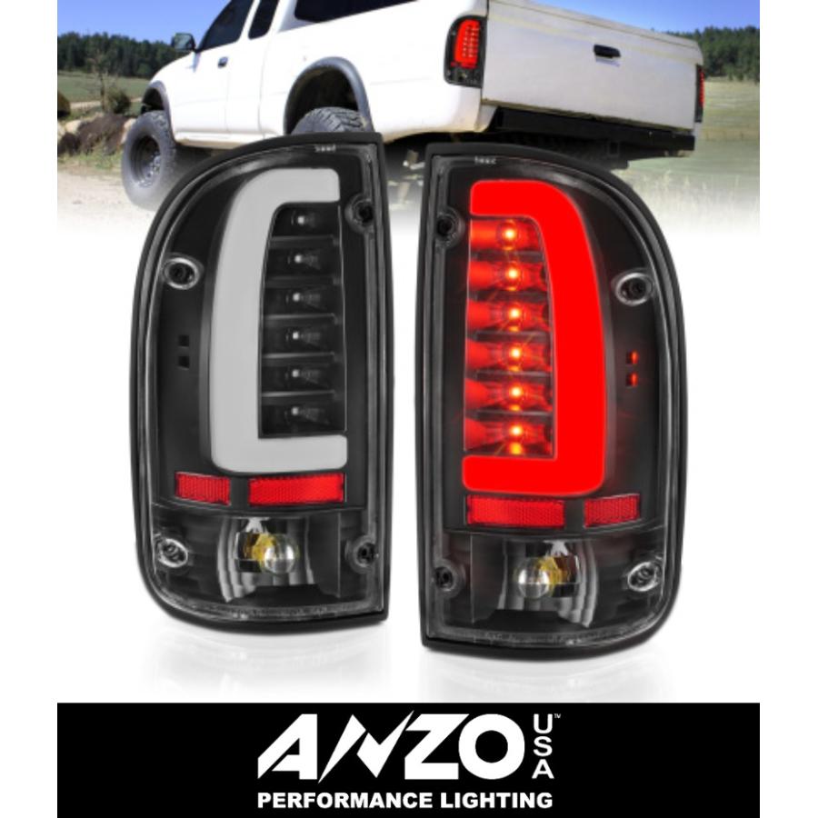 Bs Anzo Usa トヨタ タコマ Tacoma Usdm 1995~2000年 Led リア テールライト 左右セット Clear 