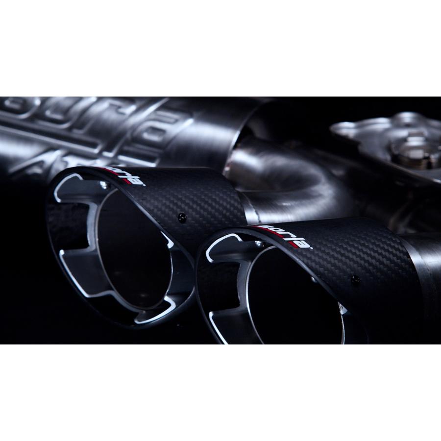 Borla 140838CF 20-C CORVETTE C8 6.2L V8 AT RWD 2DR 3IN S-TYPE CARBON FIBER TIPS main image 1