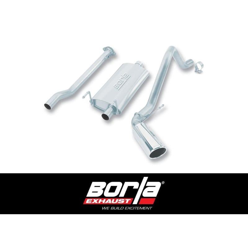 +BS Borla トヨタ タコマ 2/4WD プレランナー 2WDのみ 3.4L V6 20002004年 WB121.9in マフラー