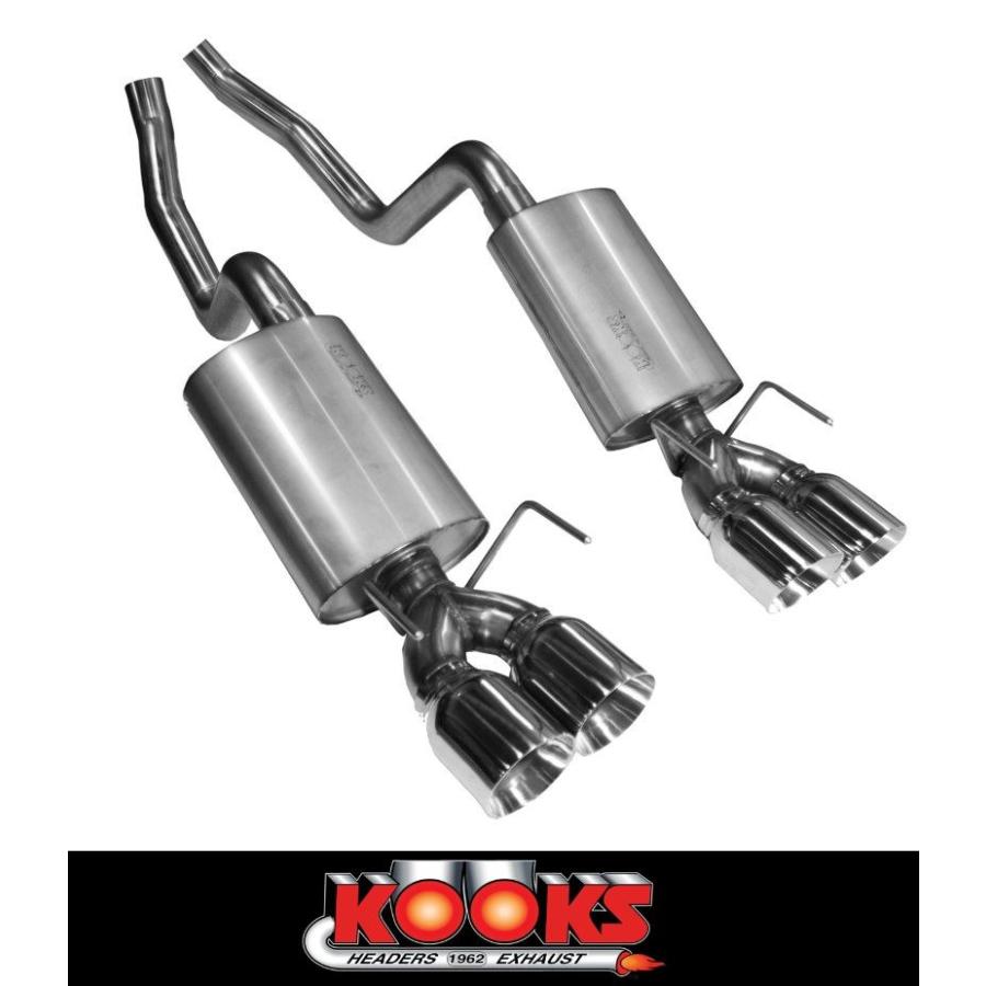 +BS Kooks コルベット C6 Z06 7.0L LS7 V8 ZR1 6.2LSC LS9 0613年 クックス アクセルバック