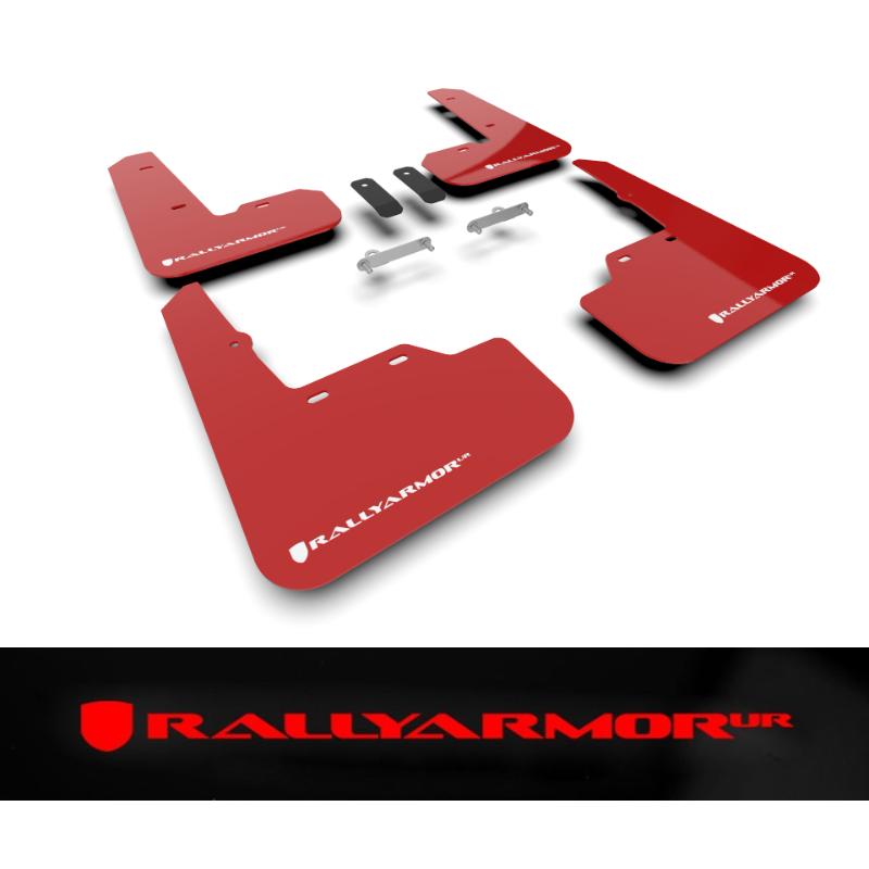 スバルWRX STI S4VA型用　RALLYARMOR マッドフラップセット RALLYARMOR 正規品 マッドガード マッドフラップ 1台分 4枚セット
