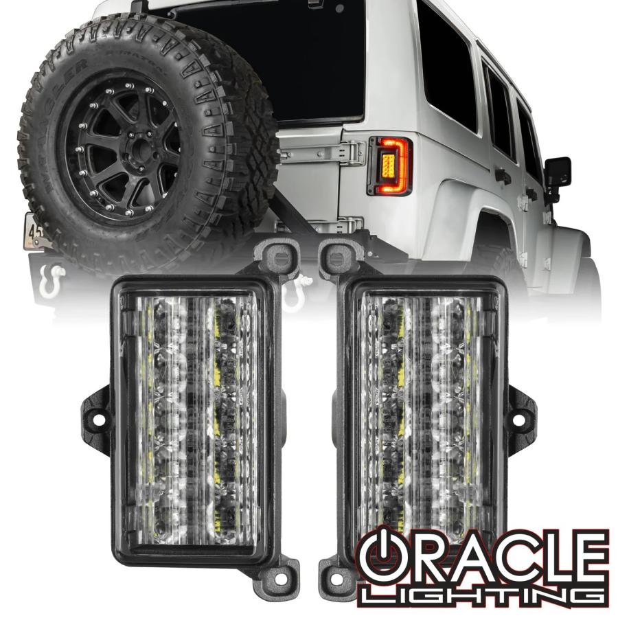 BS Oracle Lighting ジープ ラングラー JK 07~17年 LED アンバー色 