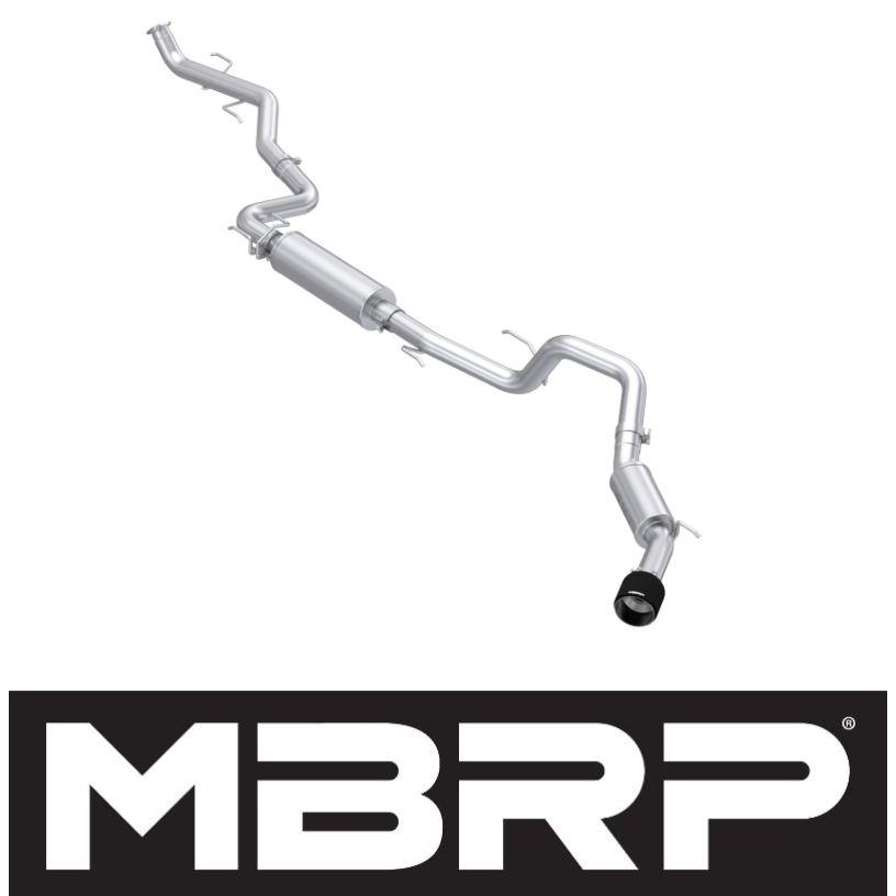 BS MBRP トヨタ タコマ N400 2.4L T24A-FTS ターボ I4 2024年