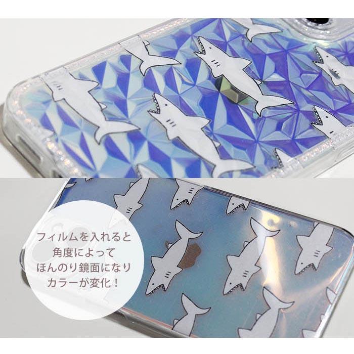 クリアiphoneケース オーロラフィルム オーロラシート レインボー