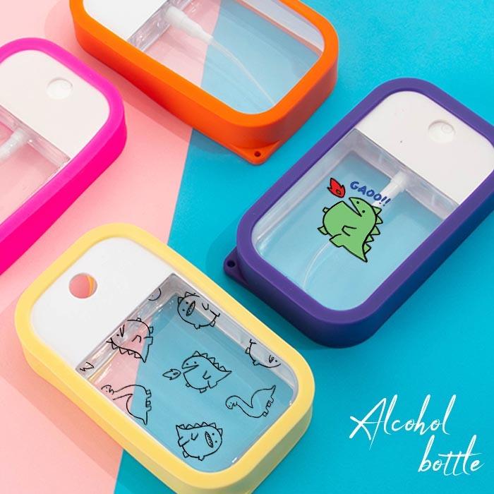 カード型 スプレー ボトル 携帯用 消毒 除菌 アルコール シリコン