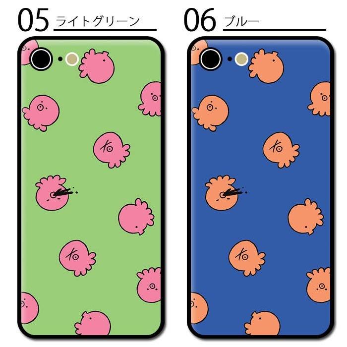 スマホケース クリアケース ハードケース 透明 タコ たこ 蛸 墨