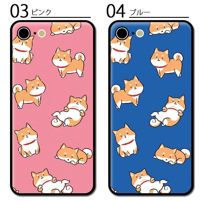 スマホケースクリアケース ハードケース 透明 柴犬 豆しば 犬 ペット