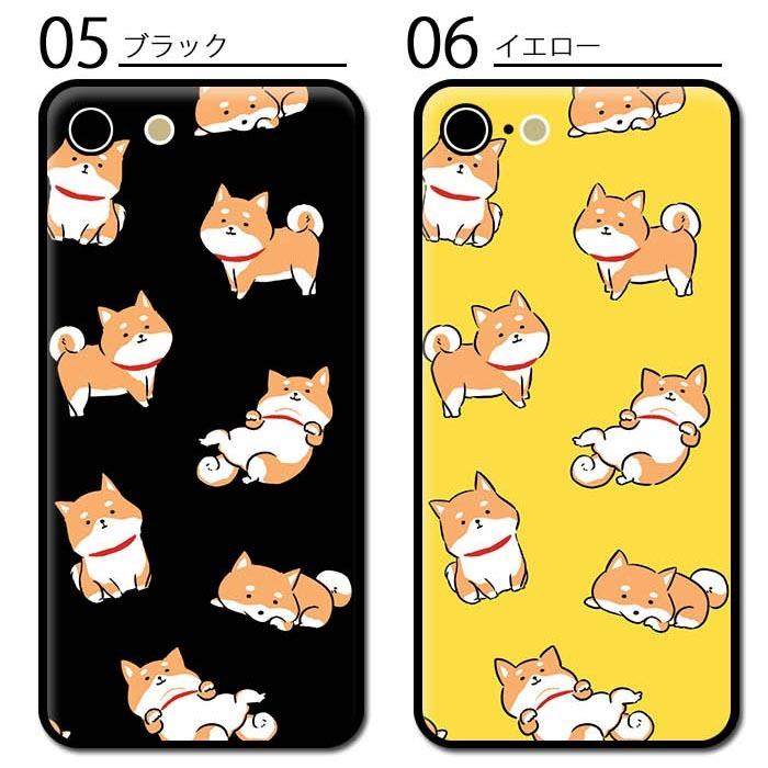 スマホケースクリアケース ハードケース 透明 柴犬 豆しば 犬 ペット
