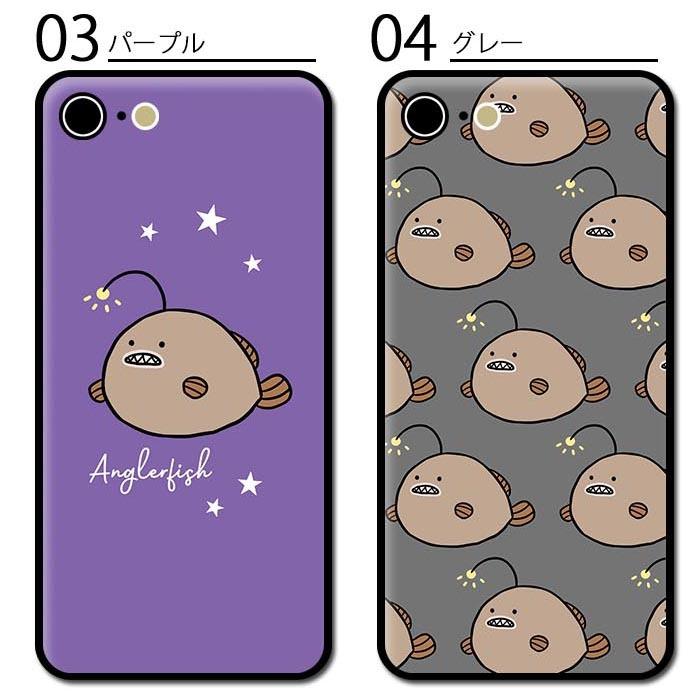 スマホケース クリアケース ハードケース チョウチンアンコウ 提灯鮟鱇
