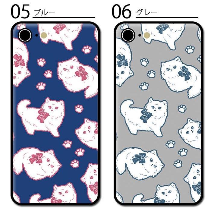 スマホケース ラウンド ガラス ペルシャ猫 ネコ ペット 白猫 大人かわいい Iphone13 Pro Max Iphone13mini Iphone12 Iphone11 Iphone8 Ic Gr268 Bleeek ヤフー店 通販 Yahoo ショッピング