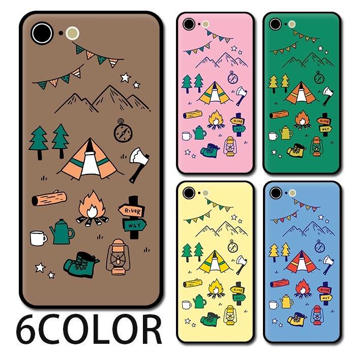 スマホケース ラウンド ガラス キャンプ アウトドア キャンピング テント 森 大人かわいい Iphone13 Pro Max Iphone13mini Iphone12 Iphone11 Iphone8 Ic Gr331 Bleeek ヤフー店 通販 Yahoo ショッピング
