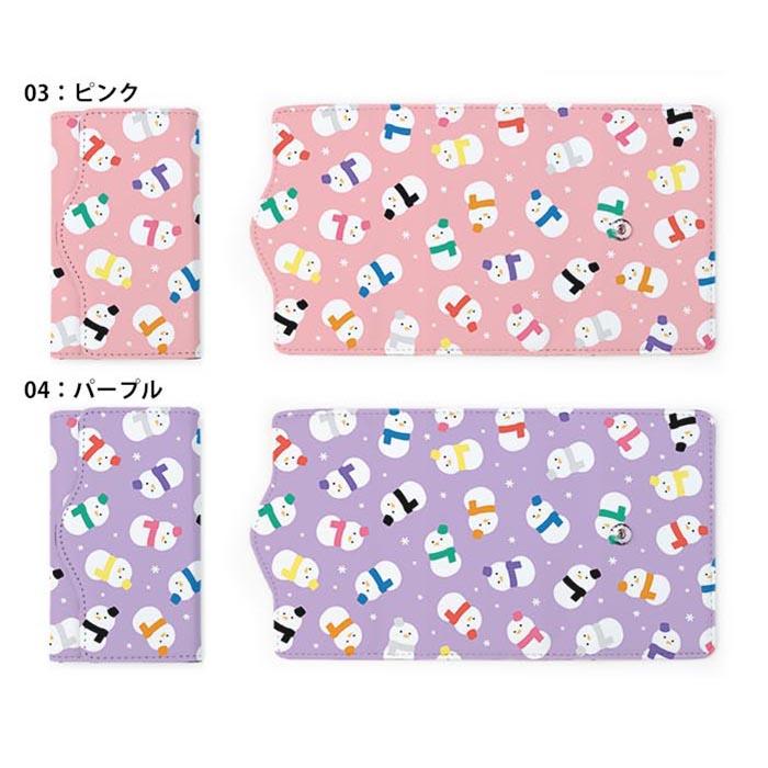 キーケース レディース メンズ スノーマン 雪だるま スノー カラフル