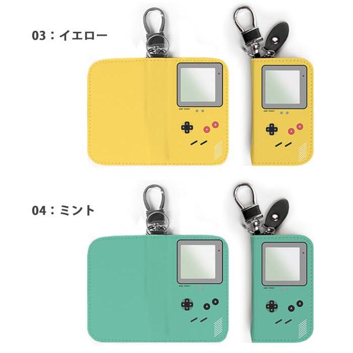 スマートキーケース レディース メンズ ゲーム機 ゲーム 画面風 ゲーム