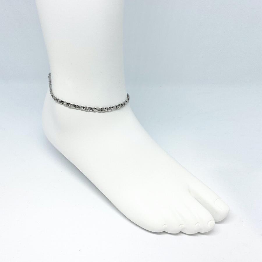 アンクレット(S) チェーン メンズ レディース ペア ジュエリー アクセサリー ステンレス 金属アレルギー シルバー シンプル ユニセックス プレゼント ギフト |  | 02