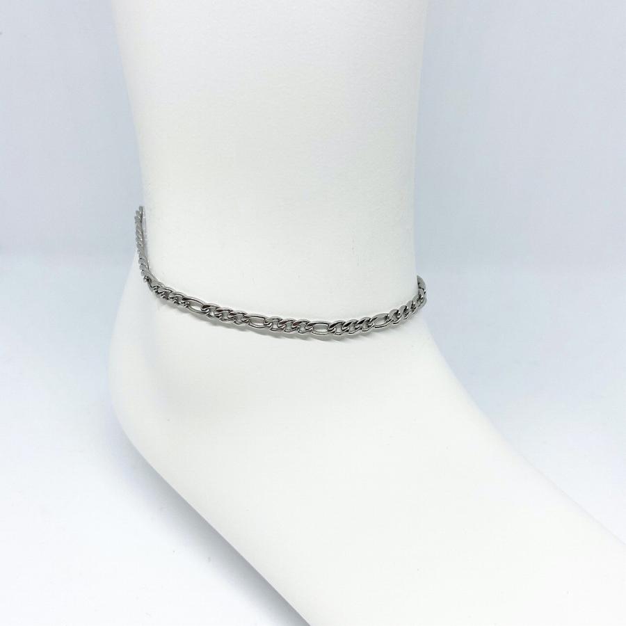 アンクレット(S) チェーン メンズ レディース ペア ジュエリー アクセサリー ステンレス 金属アレルギー シルバー シンプル ユニセックス プレゼント ギフト |  | 03