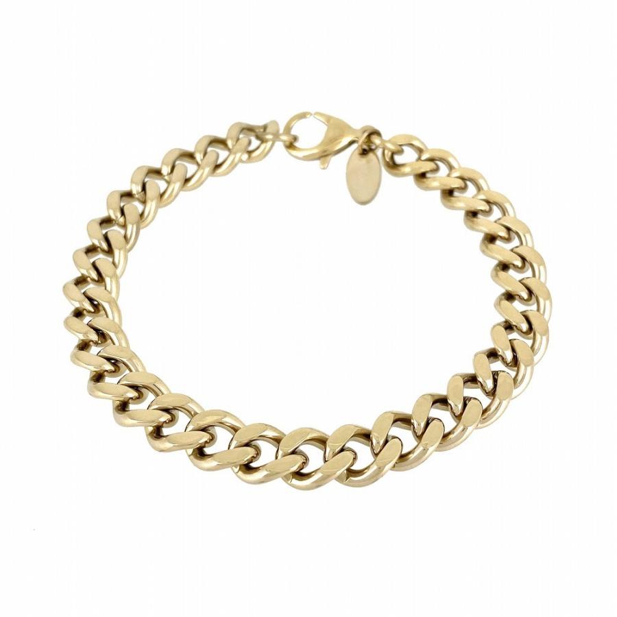 チェーンブレスレット(L)【ステンレス ブレスレット メンズ BLESS ブレス ゴールドカラー】 | 