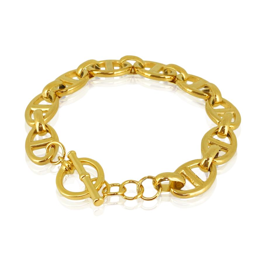 BLESS（ブレス） アンカーチェーンブレスレット(L)【ステンレス 