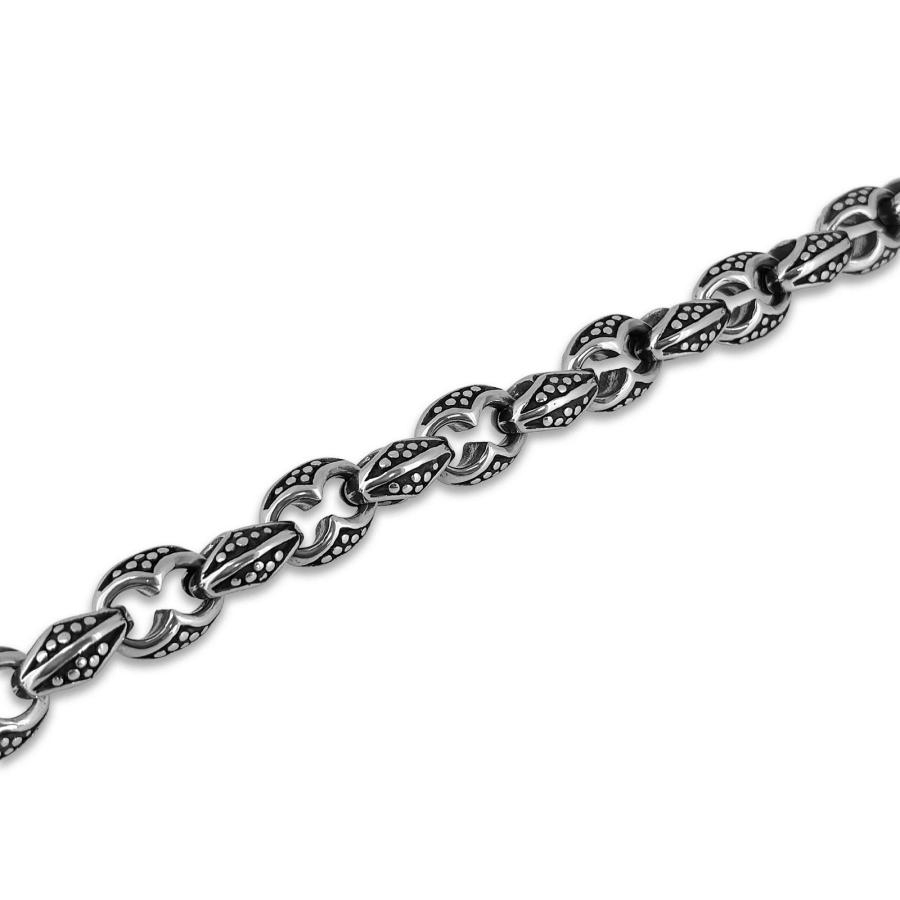 ペイズリードットリンクブレスレット(L)【ステンレス ブレスレット メンズ BLESS ブレス】 | BLESS | 02