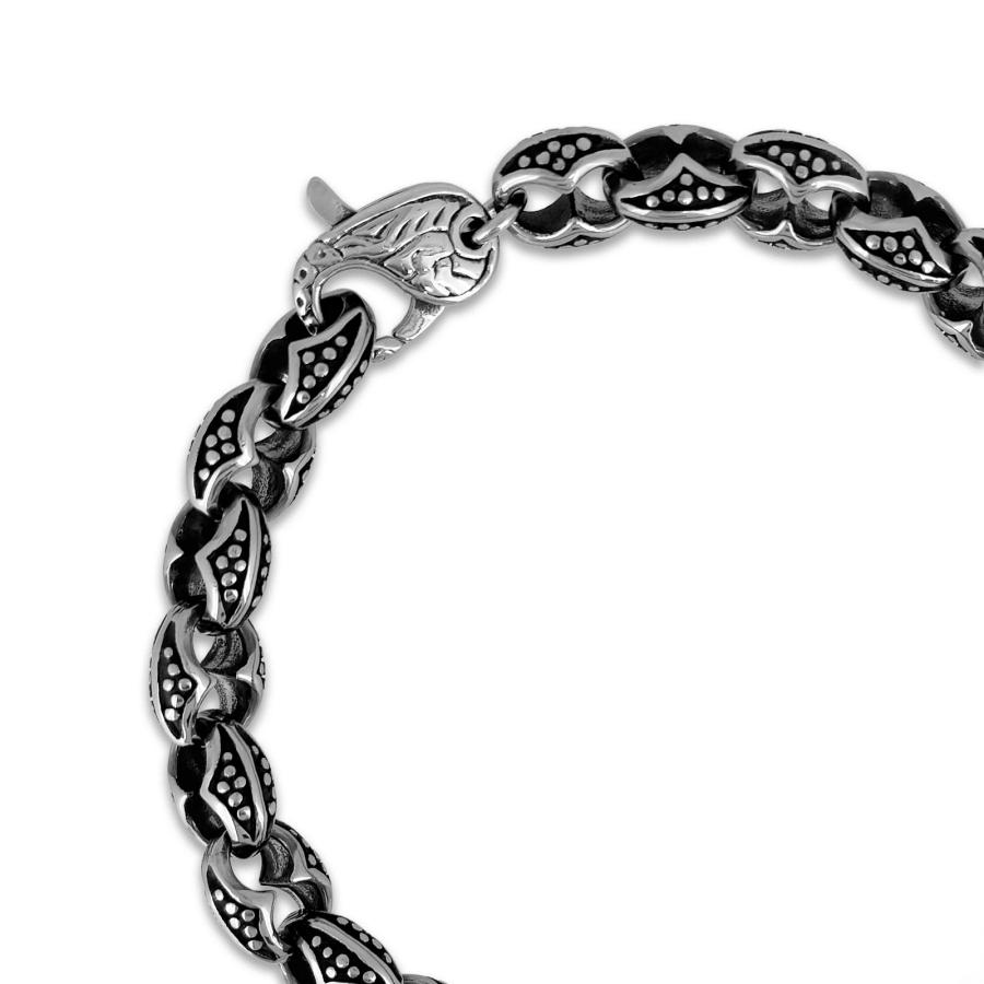 ペイズリードットリンクブレスレット(L)【ステンレス ブレスレット メンズ BLESS ブレス】 | BLESS | 03