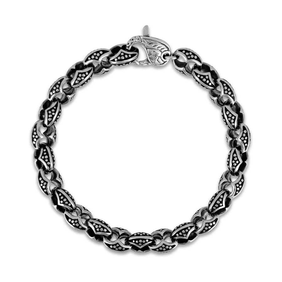 ペイズリードットリンクブレスレット(L)【ステンレス ブレスレット メンズ BLESS ブレス】 | BLESS | 04