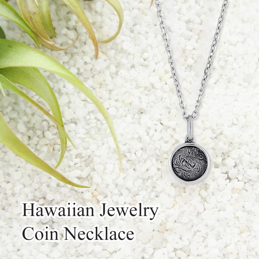 ハワイアンジュエリーコインネックレス【ステンレス ネックレス メンズ  