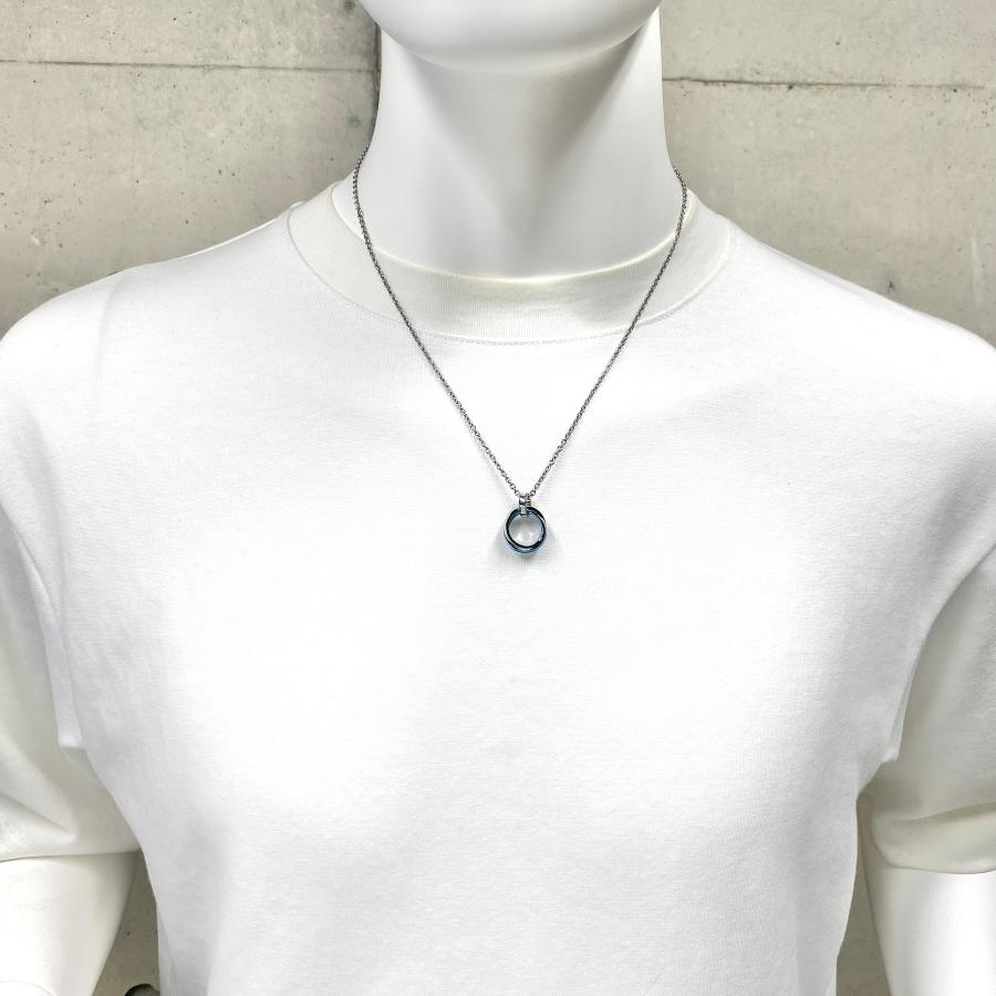 BLESS（ブレス） ダブルリングネックレス【ステンレス ネックレス