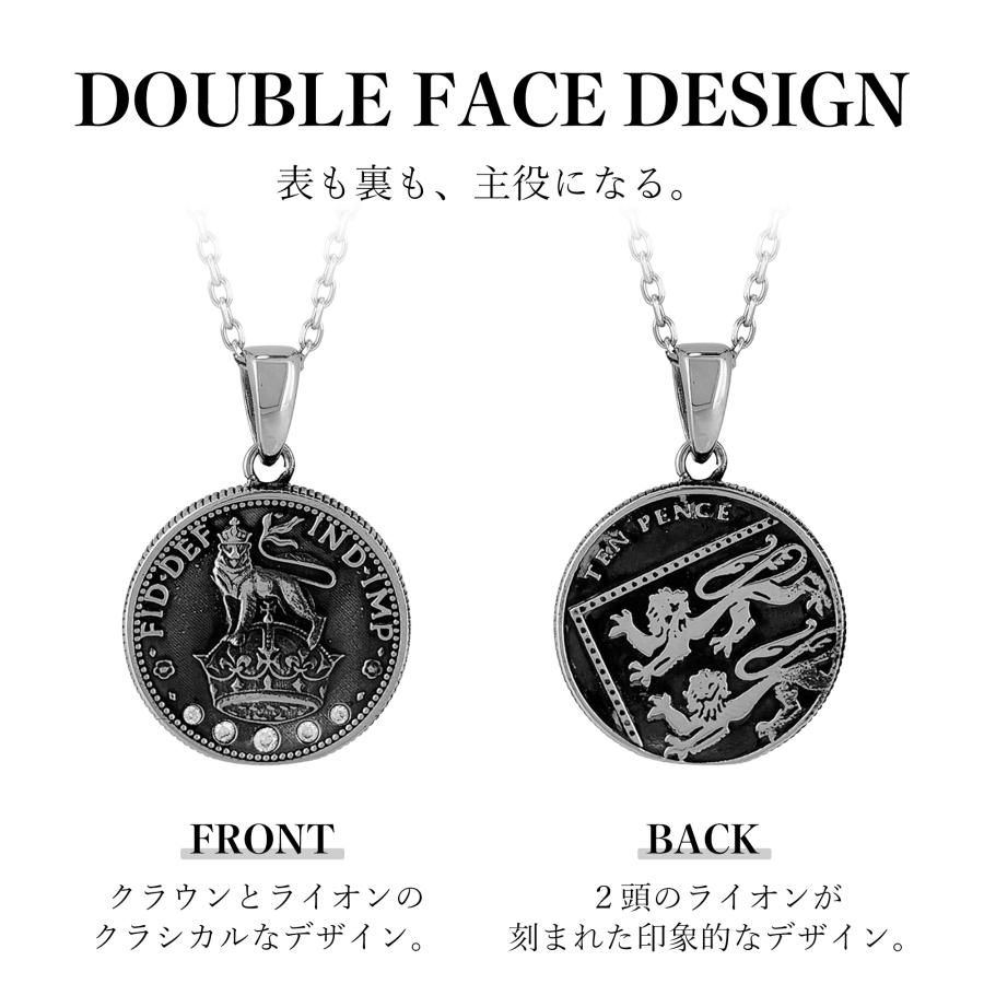 ヴィンテージコインネックレス【ステンレス ネックレス メンズ レディース BLESS ブレス】送料無料 | BLESS | 03