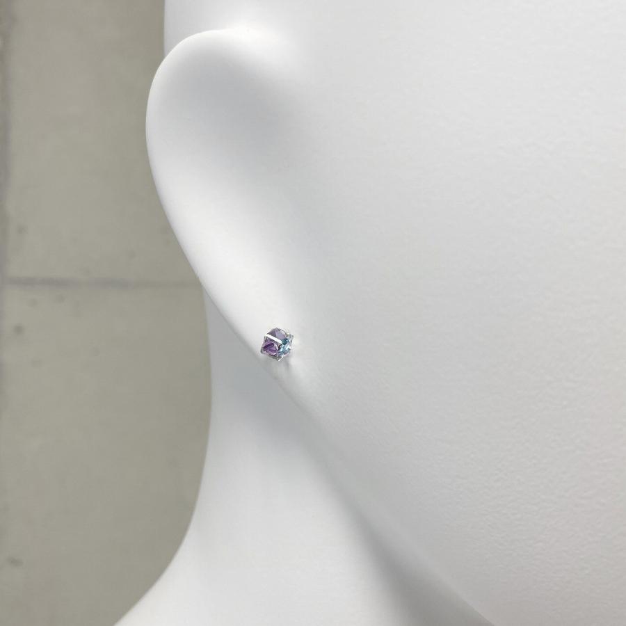 スワロフスキーキューブピアス(片耳用)【ステンレス ピアス メンズ レディース BLESS ブレス】 |  | 04