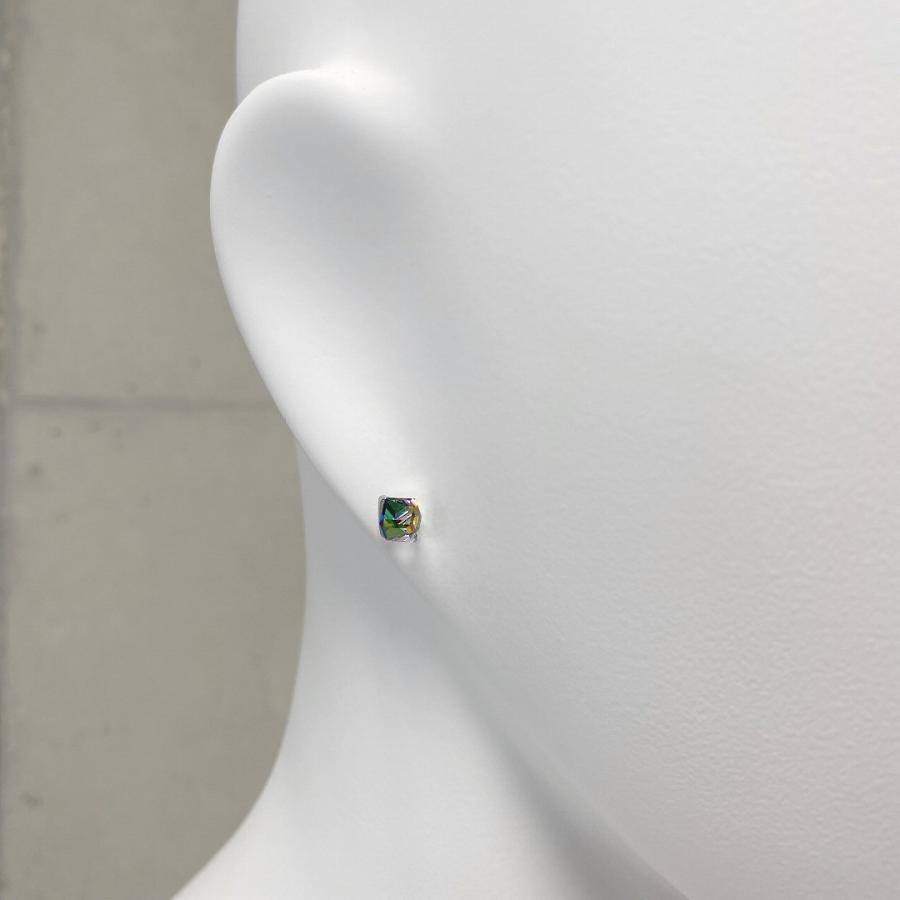 スワロフスキーキューブピアス(片耳用)【ステンレス ピアス メンズ レディース BLESS ブレス】 |  | 04