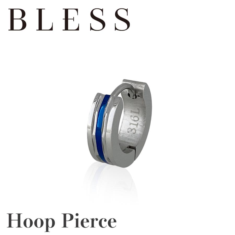 BLESS フープピアス(片耳用) 【ステンレス ピアス メンズ BLESS フープピアス(片耳用) 【ステンレス ピアス メンズ