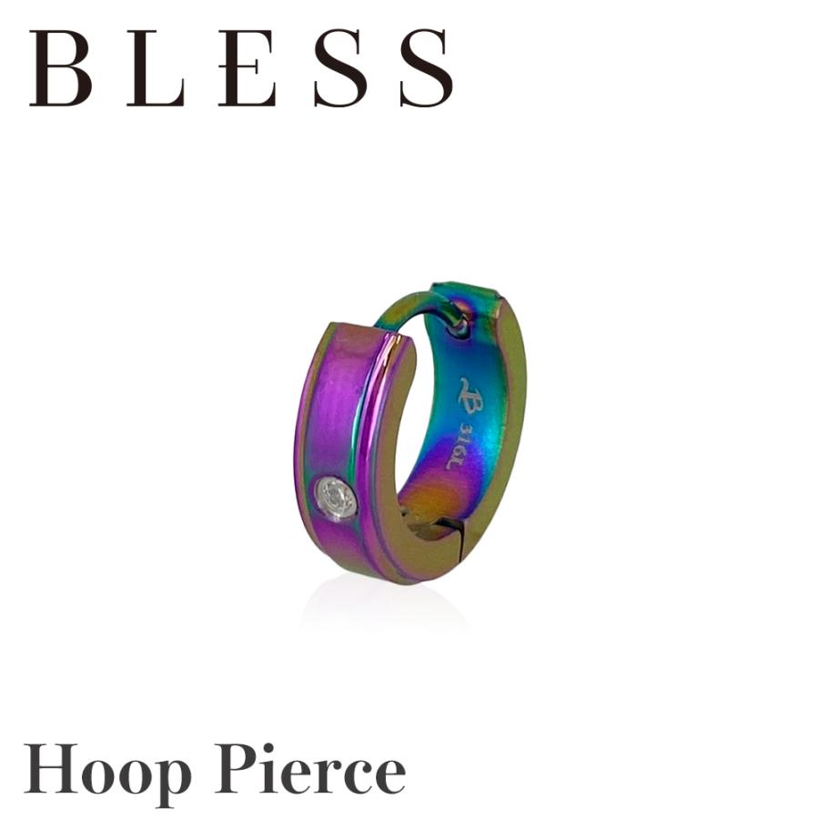 フープピアス(片耳用)【ステンレス ピアス メンズ レディース BLESS ブレス 】 | BLESS