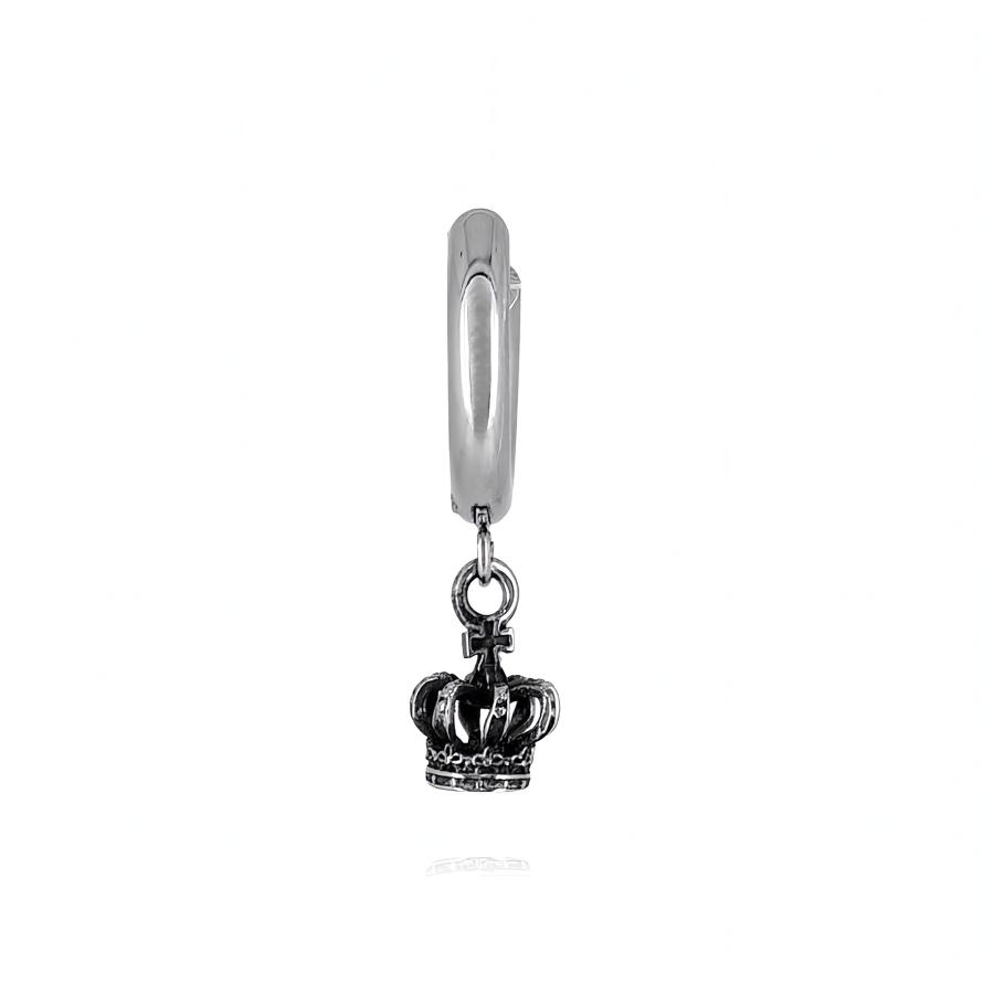 クラウンチャームフープピアス(片耳用)【ステンレス ピアス メンズ レディース BLESS ブレス】 送料無料 | BLESS | 05