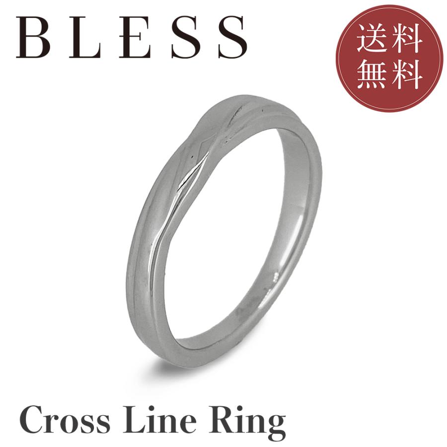 BLESS（ブレス） クロスラインリング ステンレス/リング/メンズ