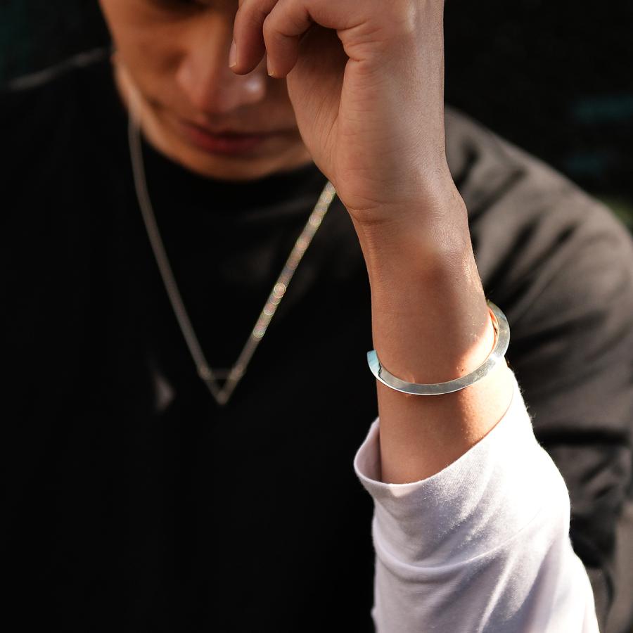 FINE TRIANGLE WIRE BANGLE ブレスレット バングル メンズ シルバー アクセサリー ジュエリー プレゼント エムズコレクション 送料無料 | M'S COLLECTION | 02