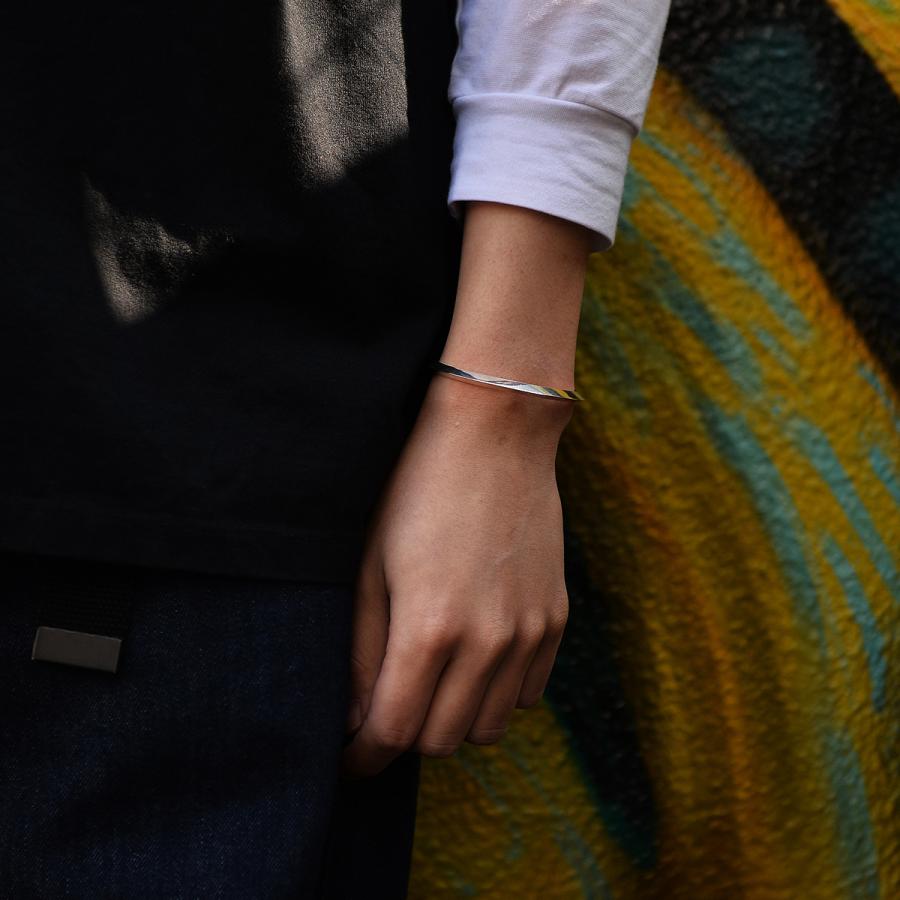 FINE TRIANGLE WIRE BANGLE ブレスレット バングル メンズ シルバー アクセサリー ジュエリー プレゼント エムズコレクション 送料無料 | M'S COLLECTION | 03
