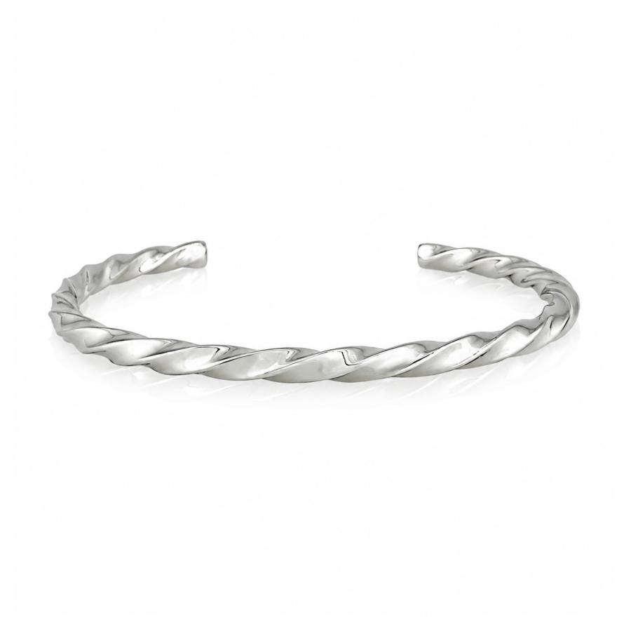 FINE TWIST WIRE BANGLE ブレスレット バングル メンズ シルバー アクセサリー ジュエリー プレゼント エムズコレクション 送料無料 | M'S COLLECTION | 01