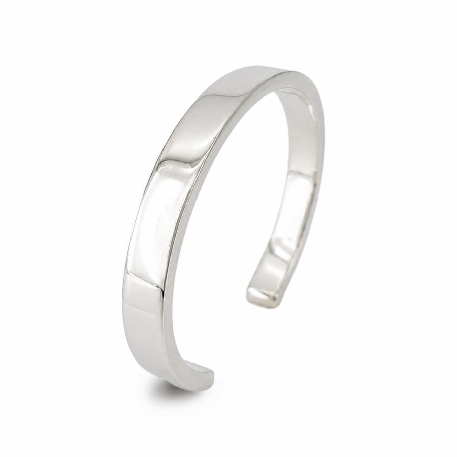 FINE FLAT BANGLE ブレスレット バングル メンズ シルバー アクセサリー ジュエリー プレゼント エムズコレクション 送料無料 | M'S COLLECTION | 01