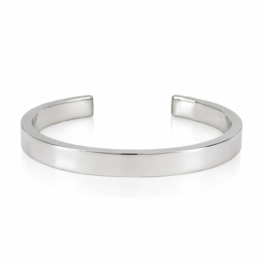 FINE FLAT BANGLE ブレスレット バングル メンズ シルバー アクセサリー ジュエリー プレゼント エムズコレクション 送料無料 | M'S COLLECTION | 02