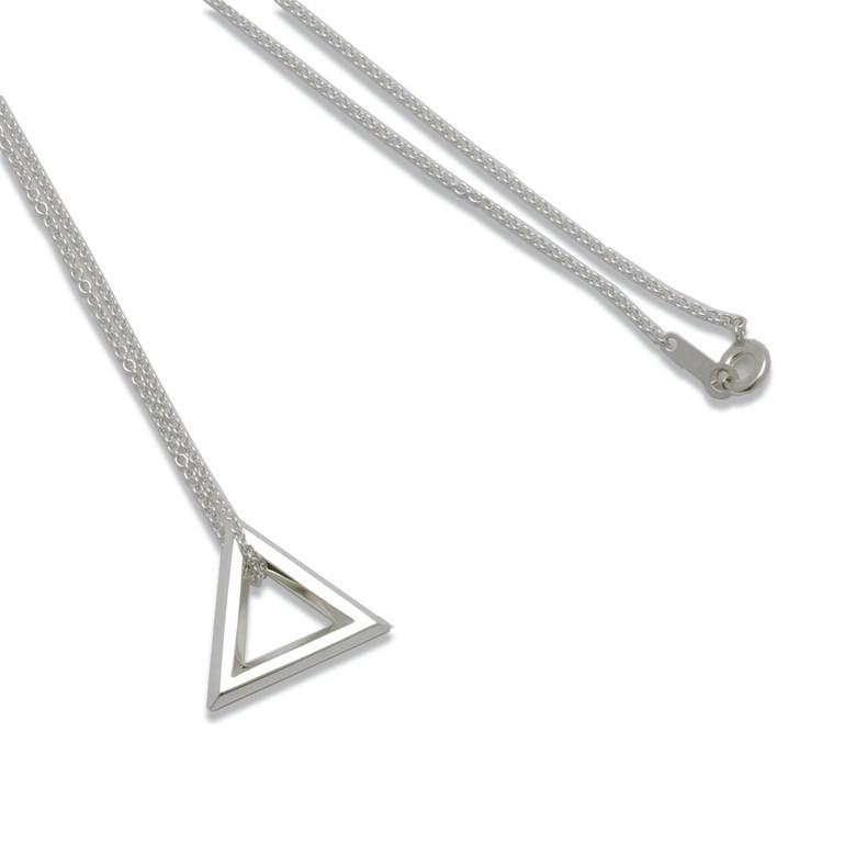 ネックレス ペンダント シルバー トライアングル アクセサリー ジュエリー メンズ レディース ユニセックス ペア プレゼント ギフト |  | 02