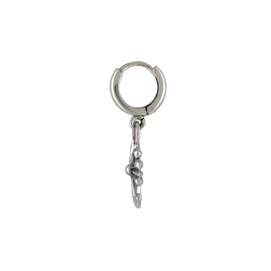 クロスフープピアス(片耳用)【シルバー ピアス メンズ レディース BLESS ブレス】送料無料 |  | 02