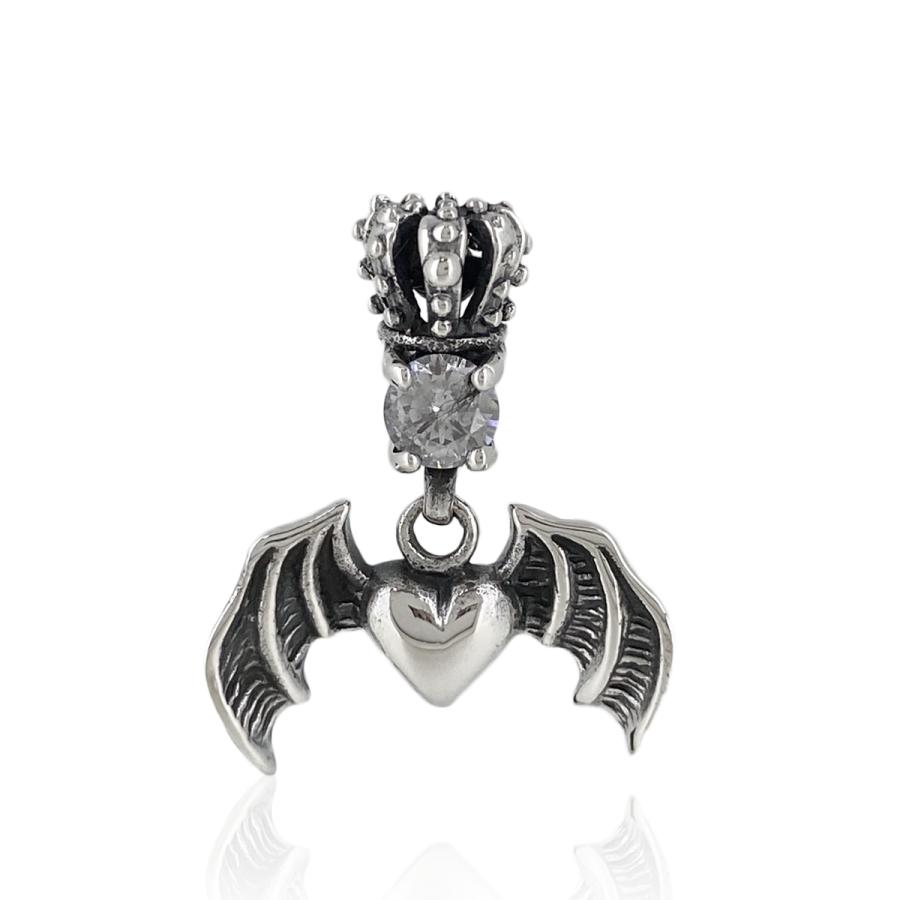 ハートバットピアス(片耳用)【シルバー ピアス メンズ レディース BLESS ブレス】 | BLESS | 01