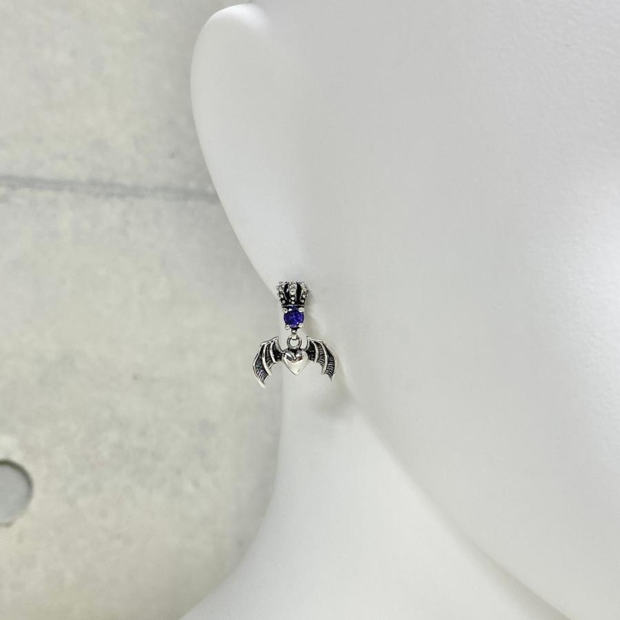 ハートバットピアス(片耳用)【シルバー ピアス メンズ レディース BLESS ブレス】 | BLESS | 03