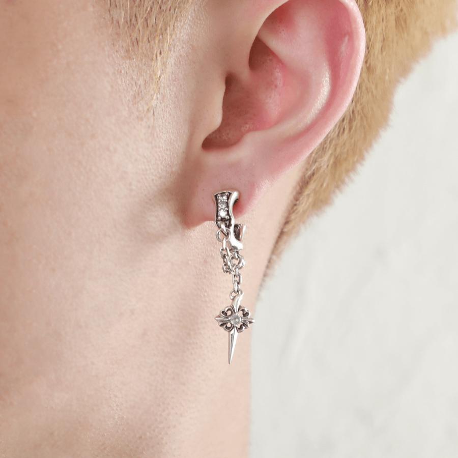 クロスチェーンピアス(片耳用)【シルバー ピアス メンズ レディース BLESS ブレス】 | BLESS | 04