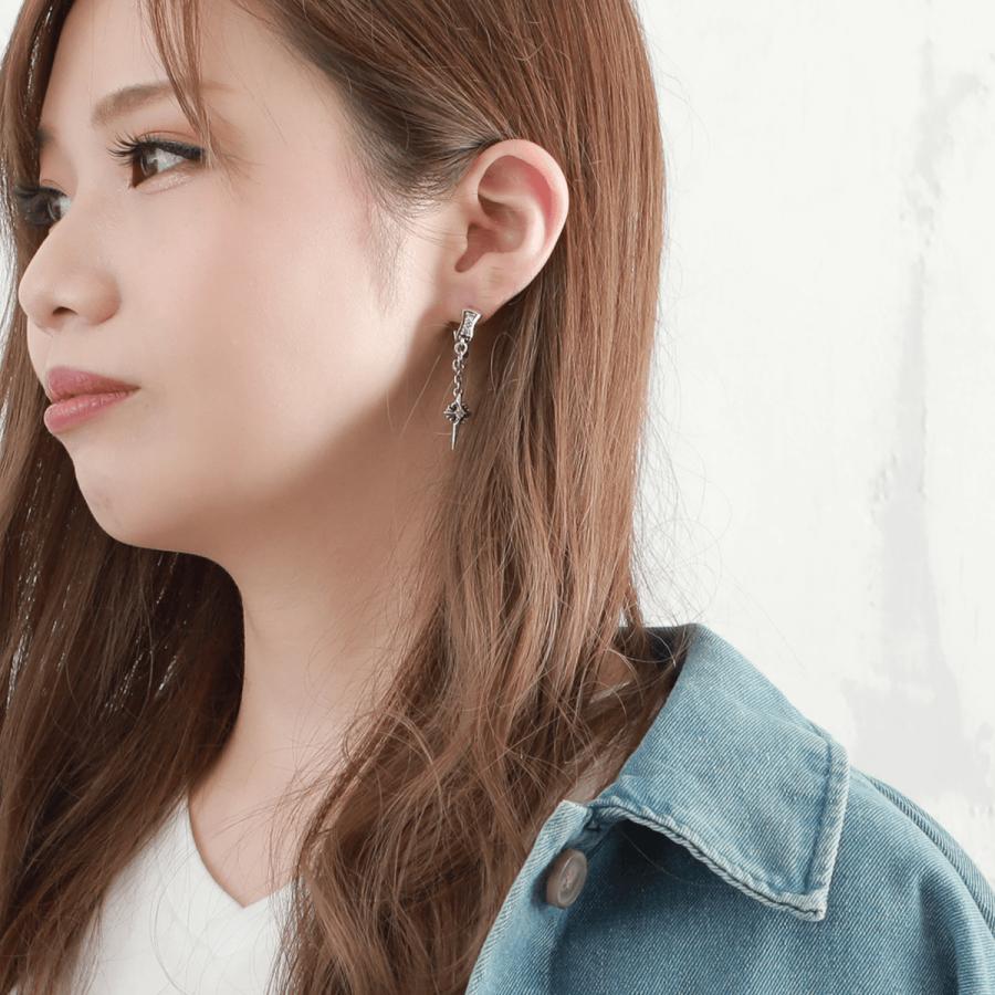 クロスチェーンピアス(片耳用)【シルバー ピアス メンズ レディース BLESS ブレス】 | BLESS | 07