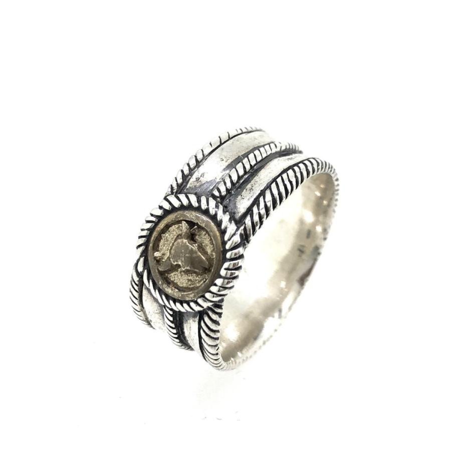 バッファローリング メンズ レディース 指輪 ジュエリー アクセサリー シルバー ユニセックス ブラス 真鍮 プレゼント ギフト ペア | 