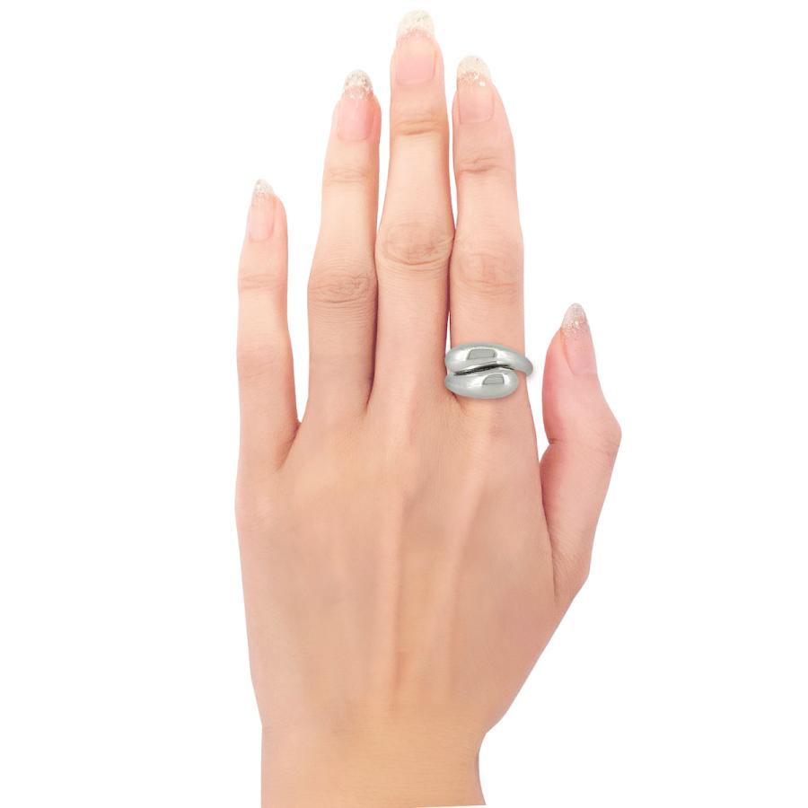 ドロップウェーブリング メンズ レディース 指輪 ジュエリー アクセサリー シルバー ユニセックス プレゼント ギフト | BLESS | 02